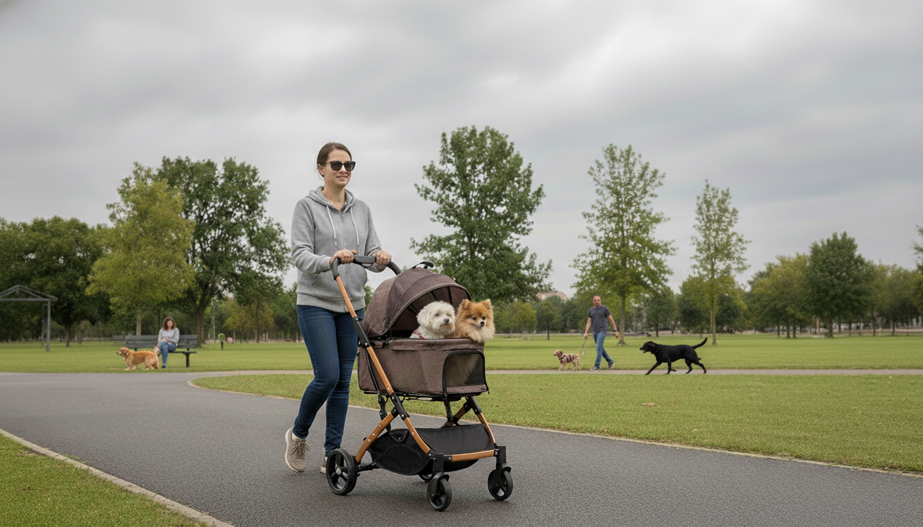 Foldable Pet Stroller