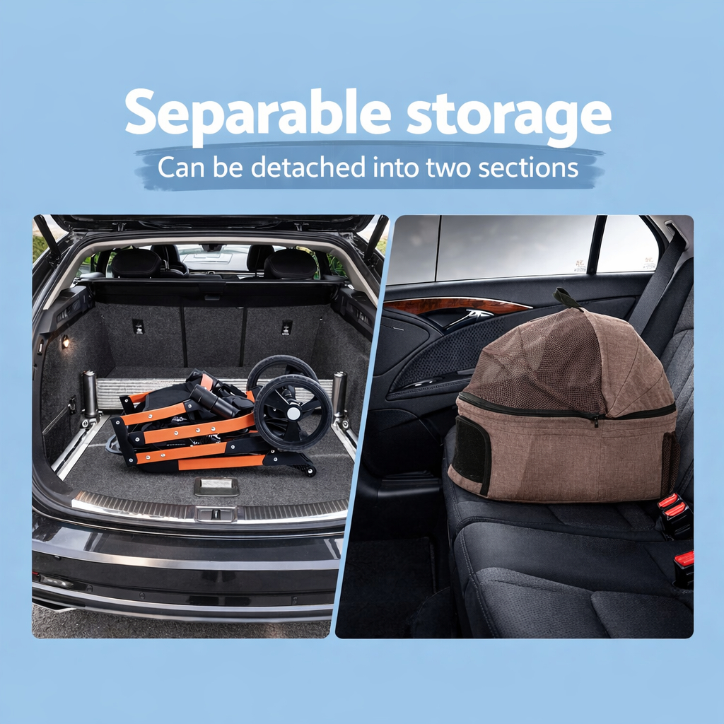 Foldable Pet Stroller