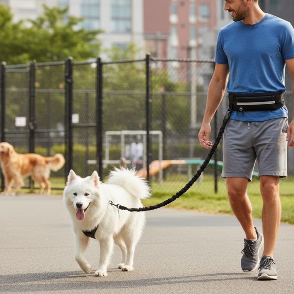 Hands-Free Waist Bag + Leash