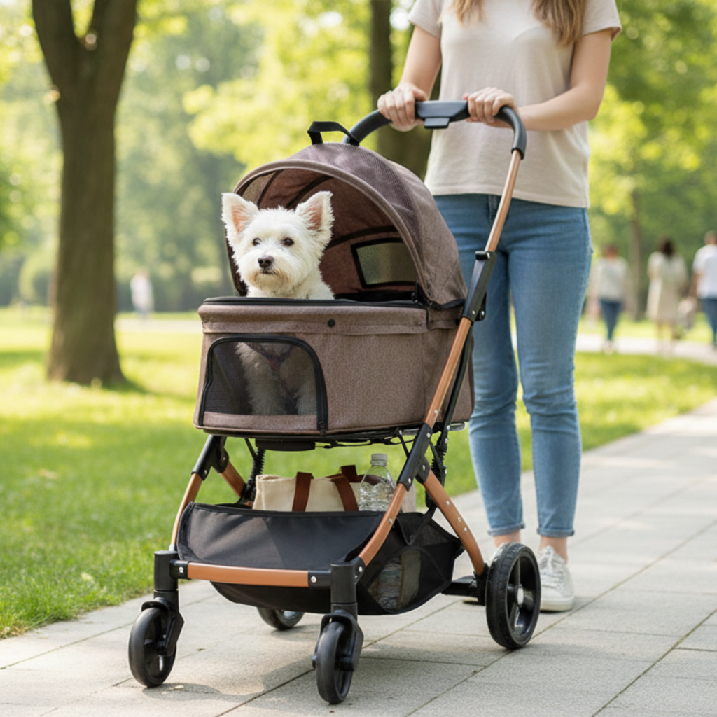 Foldable Pet Pram/Stroller