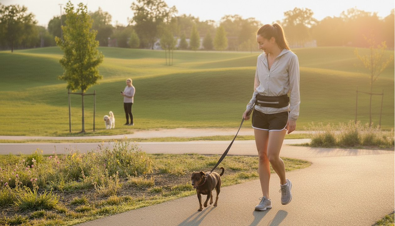 Hands-Free Waist Bag + Leash