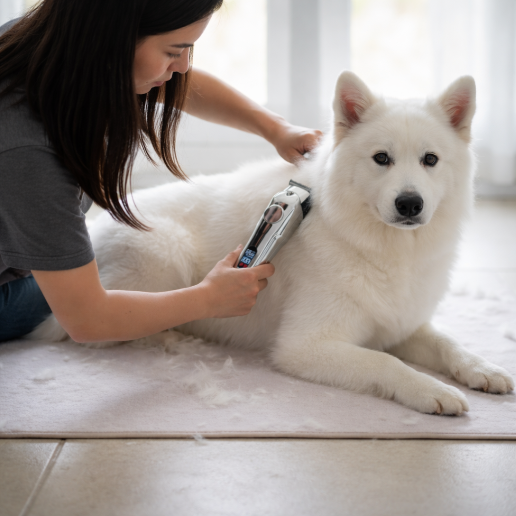 Low-Noise Cordless Pet Grooming Clippers