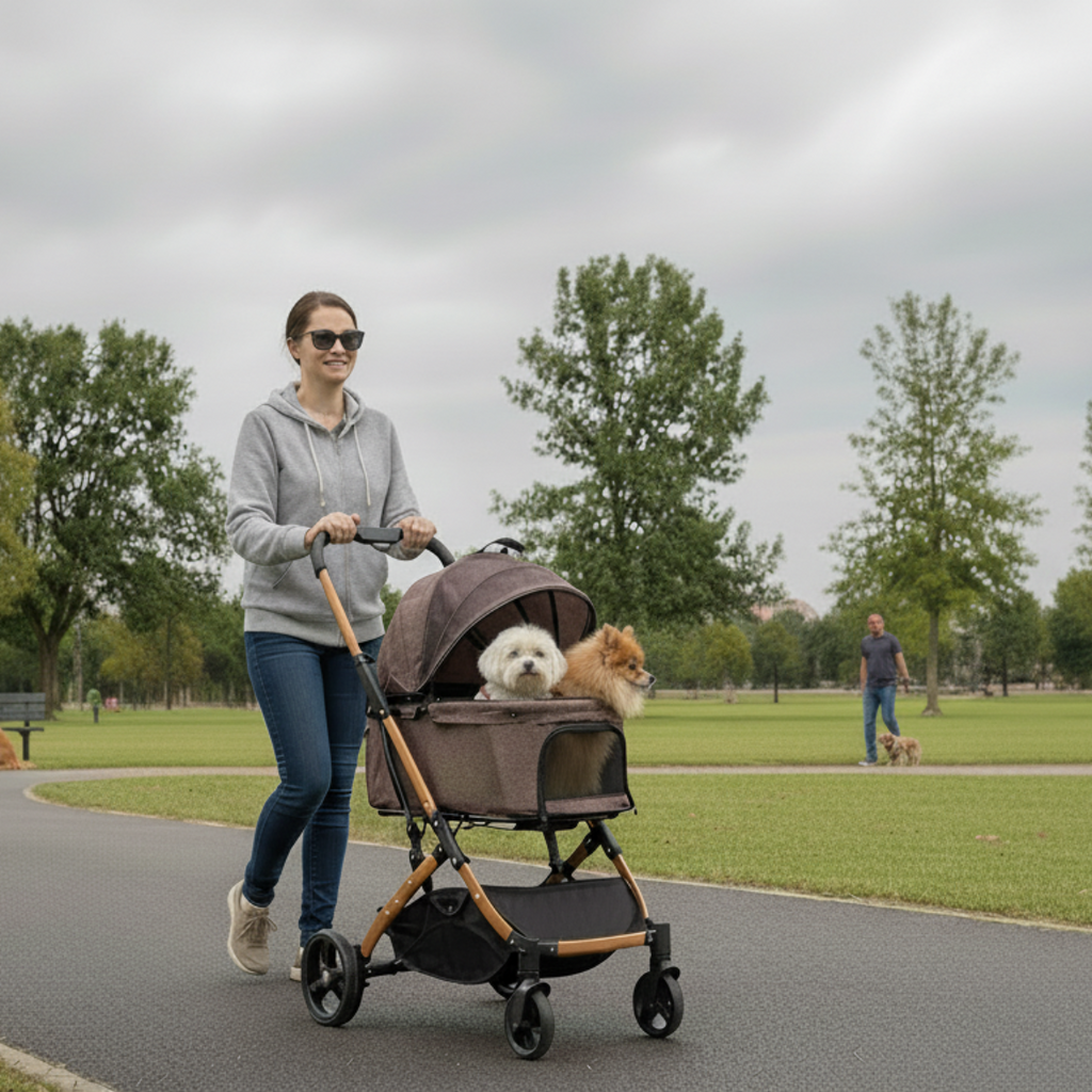 Foldable Pet Pram/Stroller