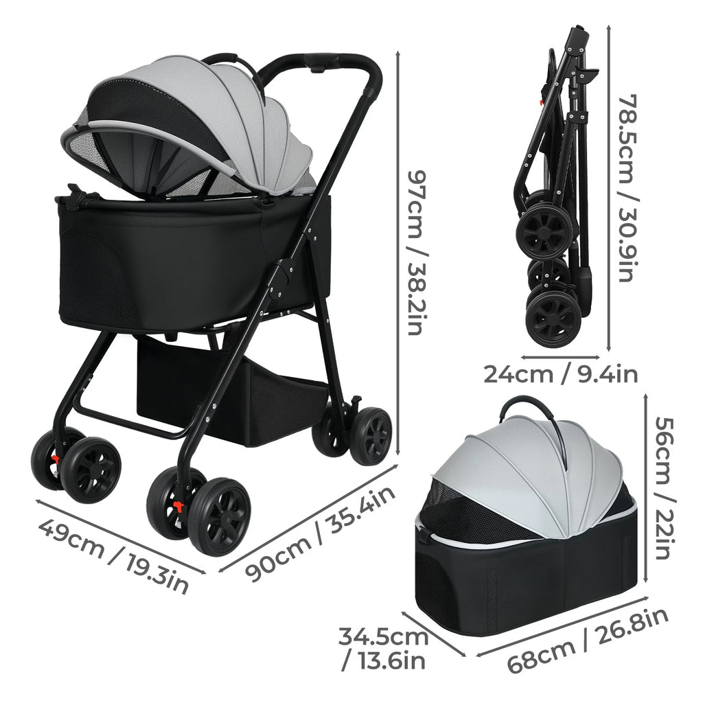 Foldable Pet Stroller